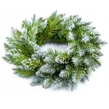 Sneeuwkunstmatige adventskrans - klein, 38 cm - .afbeelding