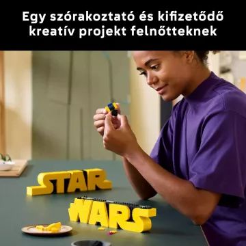 LEGO® Star Wars Kockákból épült Star Wars logó 75407 - CSOMAGOLÁSSÉRÜLT - . kép
