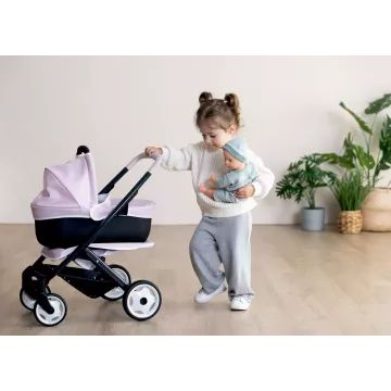 Smoby: 3 az 1-ben Maxi-Cosi babakocsi - pasztell rózsaszín - CSOMAGOLÁSSÉRÜLT - . kép