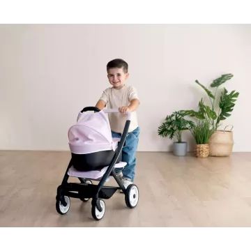 Smoby: 3 az 1-ben Maxi-Cosi babakocsi - pasztell rózsaszín - CSOMAGOLÁSSÉRÜLT - . kép