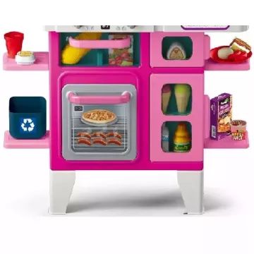 Set bucătărie de joc cu accesorii – 99 cm, roz, AMBALAJ DETERIORAT - .foto