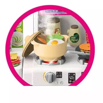 Set bucătărie de joc cu accesorii – 99 cm, roz, AMBALAJ DETERIORAT - .foto