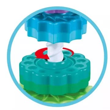 Csavaros toronyépítő játék, színes - 7 db-os CSOMAGOLÁSSÉRÜLT - . kép