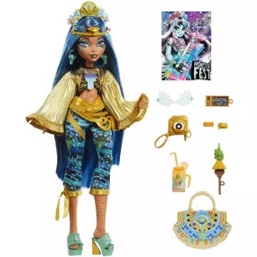 Monster High: Monster Mulatság - Cleo baba CSOMAGOLÁSSÉRÜLT - . kép