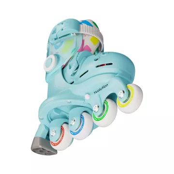Yvolution : Twista patins réglables - bleu, pointures 29-34 - .image