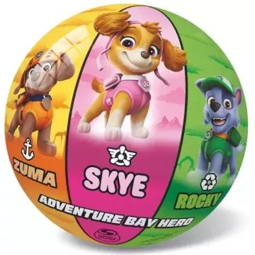Paw Patrol design rubberen bal - 14 cm - .afbeelding