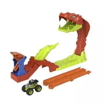 Hot Wheels: Monster Trucks – Σετ πίστας δάγκωμα φιδιού - .εικόνα