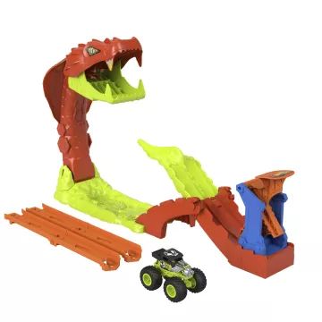 Hot Wheels: Monster Trucks – Σετ πίστας δάγκωμα φιδιού - .εικόνα