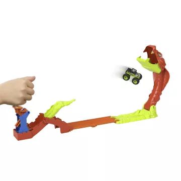Hot Wheels: Monster Trucks - Conjunto de Pista Mordida da Cobra - .Imagem