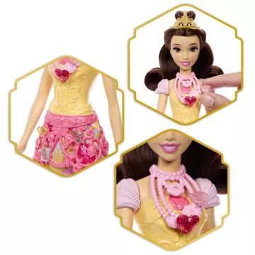 Princesas Disney: Muñeca sorpresa de corazón - Bella - .imagen