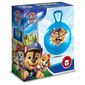 Skákacia lopta s motívom Tlapkovej patroly – 45 cm, modrá - .Obrázok