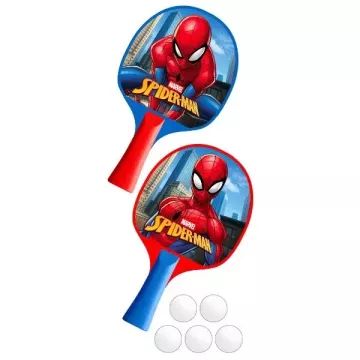 Conjunto de treino de pingue-pongue com tema do Homem-Aranha - .Imagem