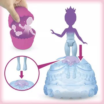 Disney princesės: mini keksiuko staigmenos princesės lėlė - .vaizdas