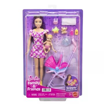 Barbie: Conjunto de Babá - Carrinho de Bebê - .Imagem