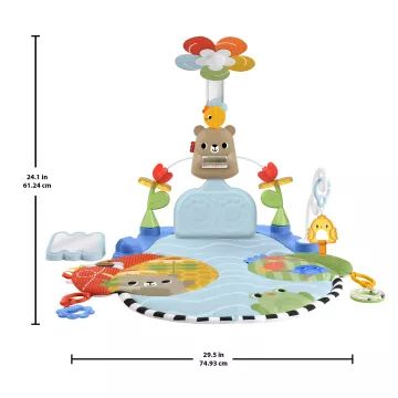 Fisher-Price: Interaktivna igraća podloga s medvjedićem - .slika