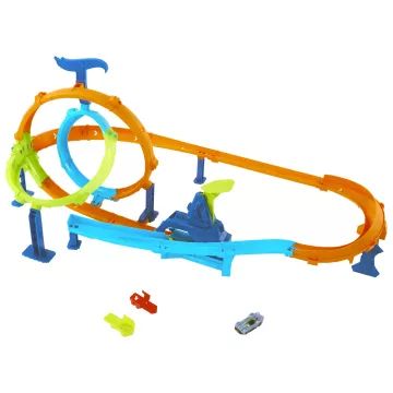 Hot Wheels: Stunt Dubbele Loop Baanset - .afbeelding