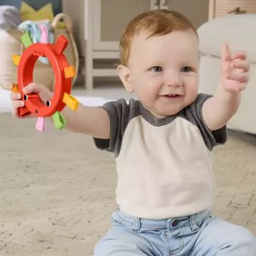Fisher-Price: Jucărie de dentiție veselă cu animale - caracatiță - .foto