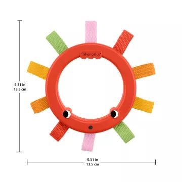 Fisher-Price: Chocalho Divertido de Animais - polvo - .Imagem