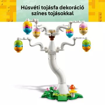 LEGO® Iconic Vânătoare de Ouă cu iepuraș și puișor 40808 - .foto