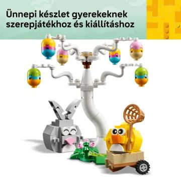 LEGO® Ikoniczne Polowanie na Jajka z Królikiem i Kurczakiem 40808 - .zdjęcie 