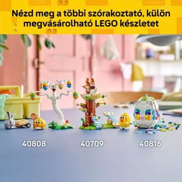 LEGO® Iconic Vânătoare de Ouă cu iepuraș și puișor 40808 - .foto