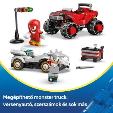 LEGO® Sonic the Hedgehog Silver auto Knucklesi monster-trucki vastu 77118 - .pilt