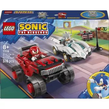 LEGO® Sonic the Hedgehog: Silverovo auto versus Knucklesov monster truck 77118 - .Obrázok