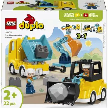 LEGO® DUPLO® 3 az 1-ben építési munkagépek 10475 - . kép