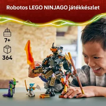 Robotul de acțiune LEGO® NINJAGO® Cole și Dragonul Zane 71854 - .foto