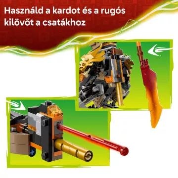LEGO® NINJAGO® Robot de acción de Cole y Dragón de Zane 71854 - .imagen