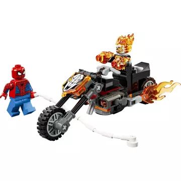 LEGO® Marvel Spider-Man versus Îngerul Iadului pe motocicletă 76335 - .foto
