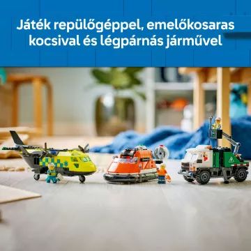 LEGO® City Repülőgép, emelőkosaras kocsi és légpárnás jármű remix 60505 - . kép