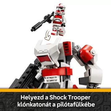 Armadura Robô LEGO® Star Wars Shock Trooper 75448 - .Imagem