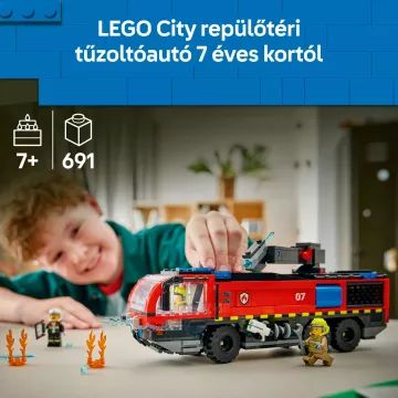 Mașina de Pompieri Aeroport LEGO® City 60499 - .foto