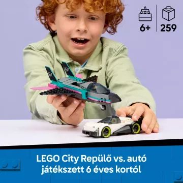 LEGO® City Repülő vs. autó 60489 - . kép