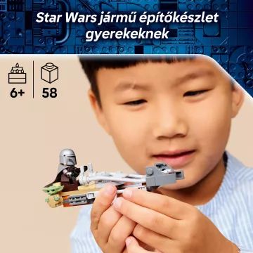 LEGO® Star Wars Speeder lui Mandalorianul și Grogu 75436 - .foto