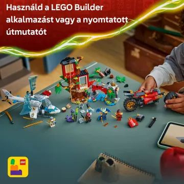 LEGO® NINJAGO® Nindzsajárművek csatája a lombháznál 71857 - . kép