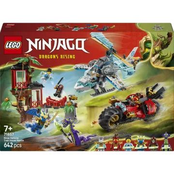 LEGO® NINJAGO® Битка на нинджа превозни средства при къщата на дърво 71857 - . изображение