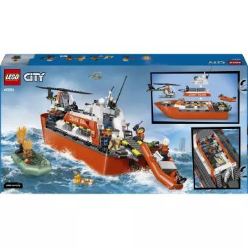 LEGO® City Guardacostas Lancha y Helicóptero 60504 - .imagen