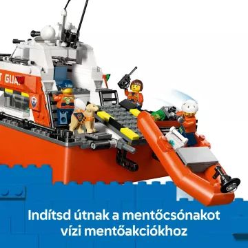 LEGO® City Klāistveida glābšanas laiva un helikopters 60504 - .attēls
