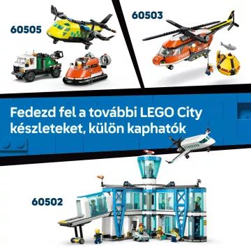 LEGO® City Guardacostas Lancha y Helicóptero 60504 - .imagen