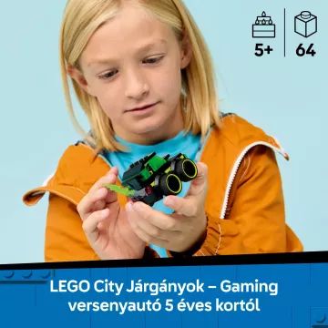 LEGO® City Járgányok – Gaming versenyautó 60484 - . kép