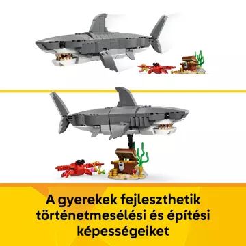 LEGO® Creator Veszedelmes cápa egy kincsesládával 31381 - . kép