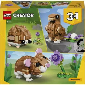 LEGO® Creator Hamster drăguț cu o floare 31376 - .foto