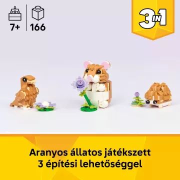 LEGO® Creator Сладко хамстерче с цвете 31376 - . изображение
