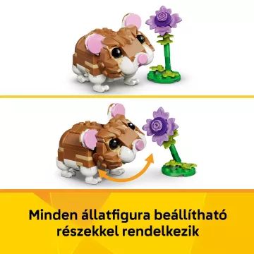 LEGO® Creator Slatki hrčak s cvijetom 31376 - .slika