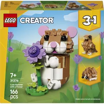 LEGO® Creator Fofo Hamster com uma Flor 31376 - .Imagem