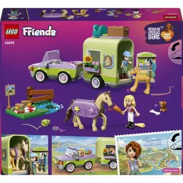 LEGO® Friends Prikolica za prijevoz konja i ždrijebeta 42695 - .slika