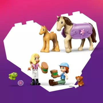 LEGO® Friends Príves pre prepravu koní a žriebät 42695 - .Obrázok