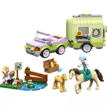 LEGO® Friends Prikolica za prijevoz konja i ždrijebeta 42695 - .slika